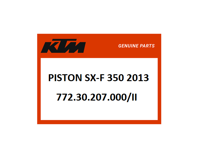 Pistón KTM 350 SX-F 2013