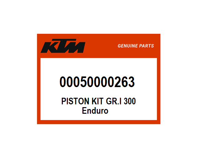 kit Pistón 300  KTM/HQV