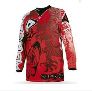 JERSEY MX RED SHAKEN