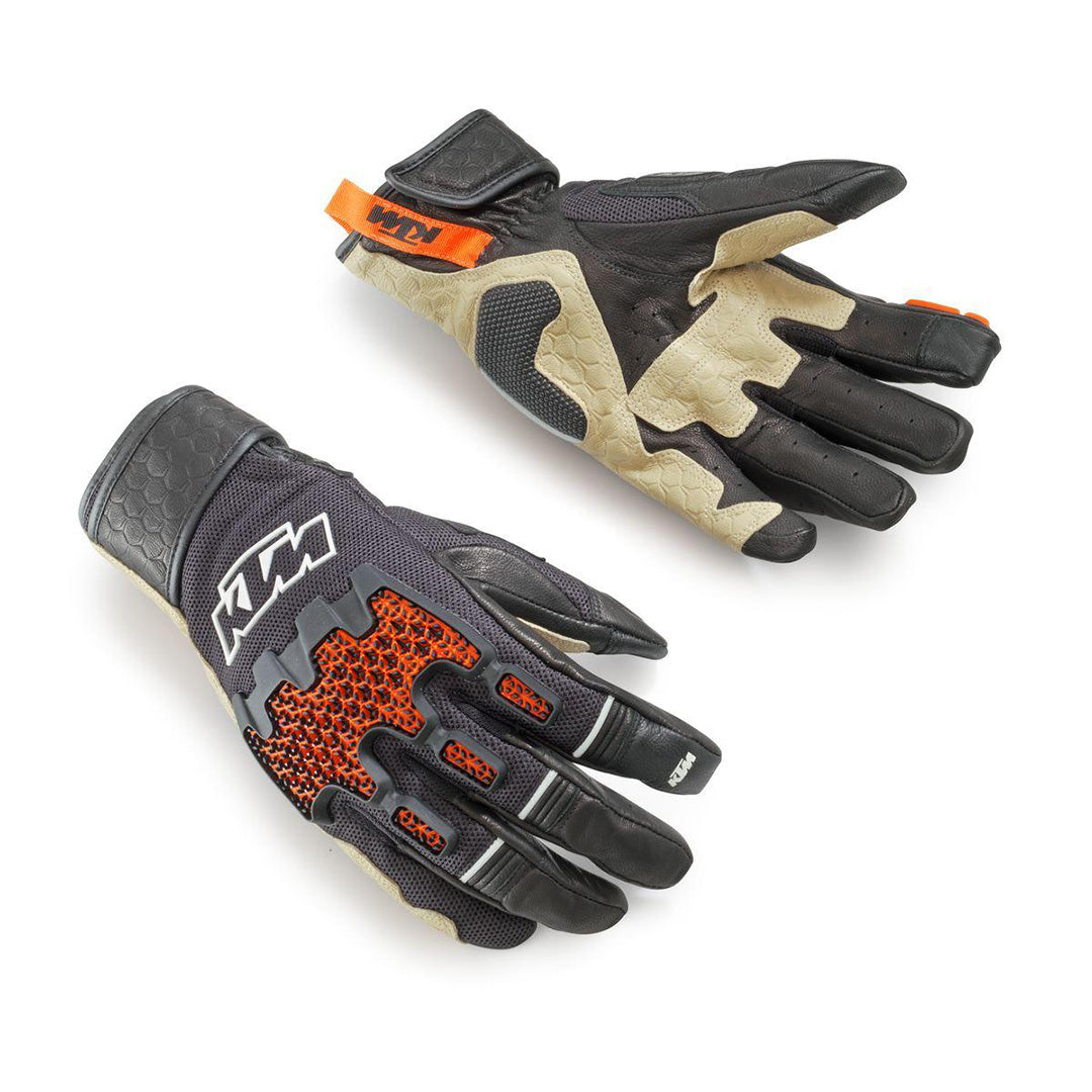 Guantes KTM ADV R V2: Comodidad y ventilación óptima, protección con Superfabric® y detalles reflectantes. ¡Aventura con estilo y seguridad! 👌🏍️