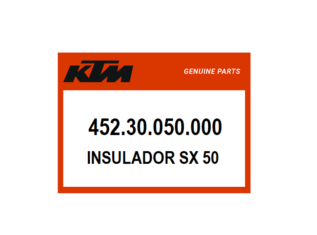 Insulador KTM  SX 50