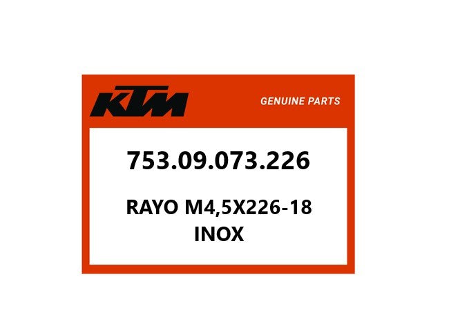 RAYO M4,5X226-18 INOX - 75309073226