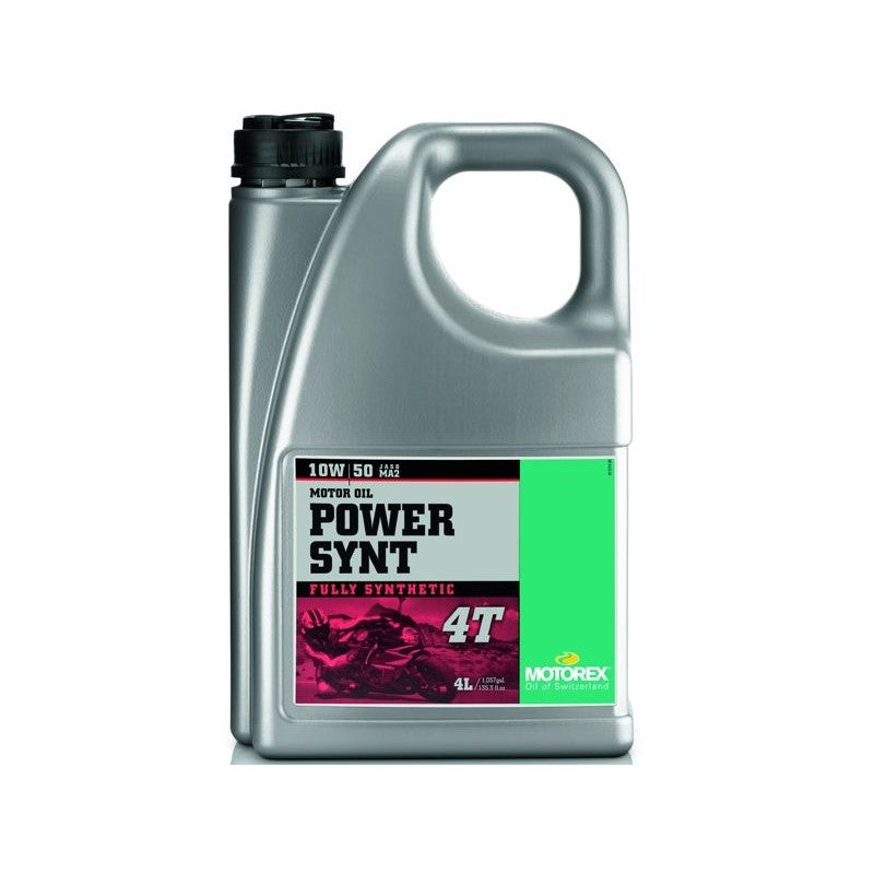 ACEITE DE MOTOR 4T-  MOTOREX- POWER SYNT  10W50 4 LITROS