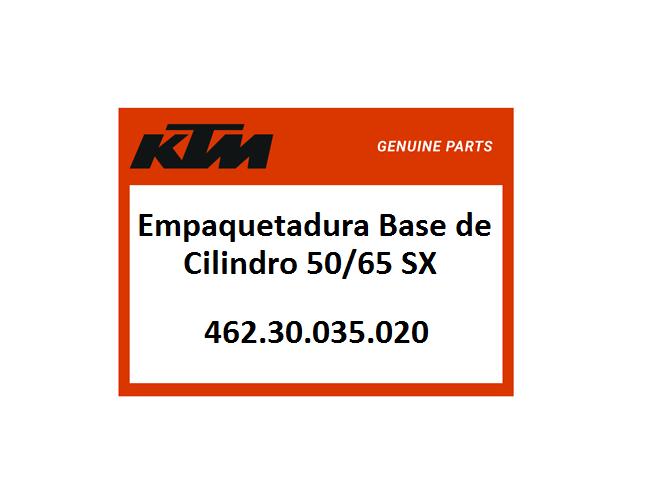 Empaquetadura Base de Cilindro 50/65 SX