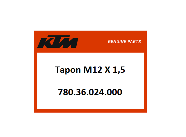 Tapón M12 X 1,5