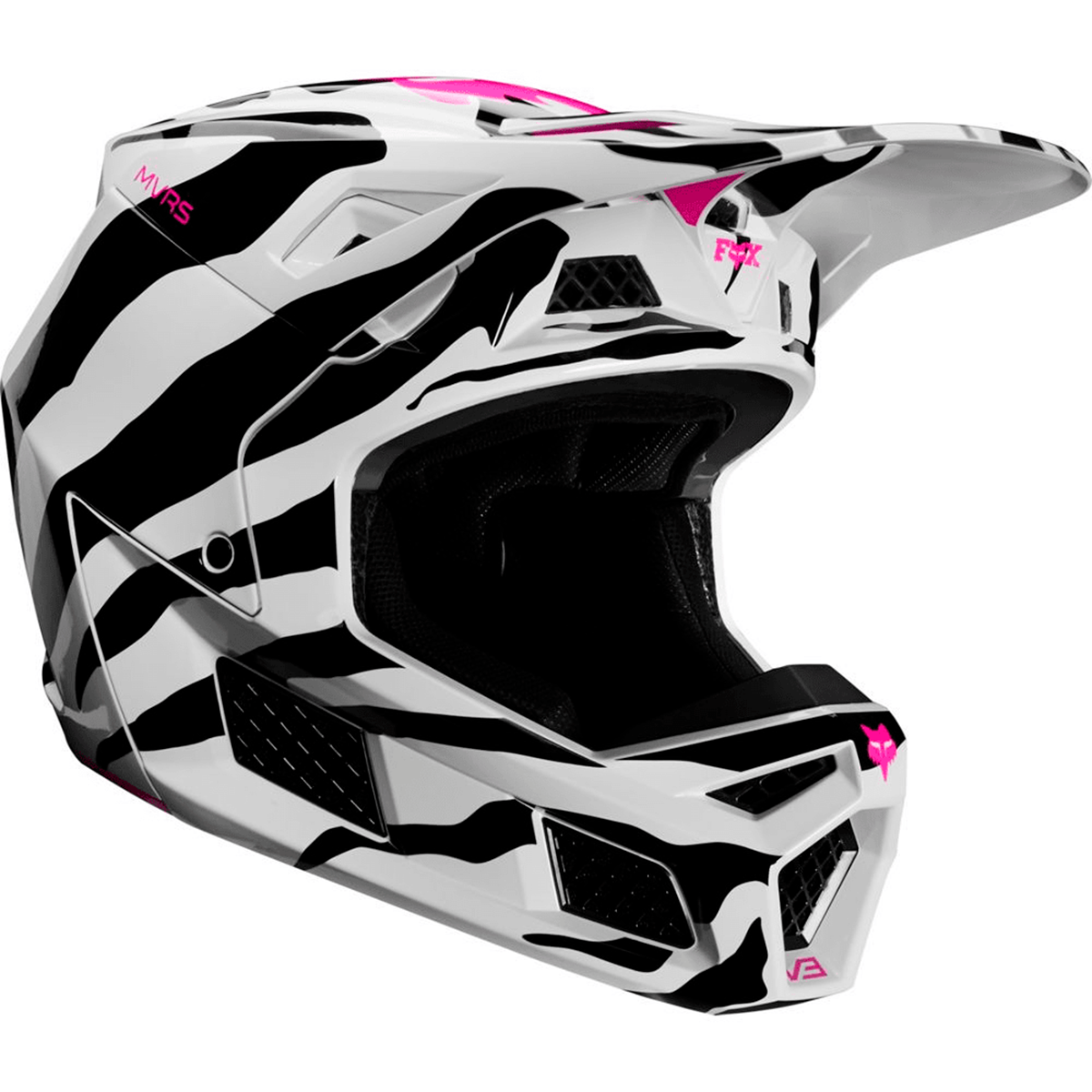 Casco FOX V3 Zebra Le Zebra