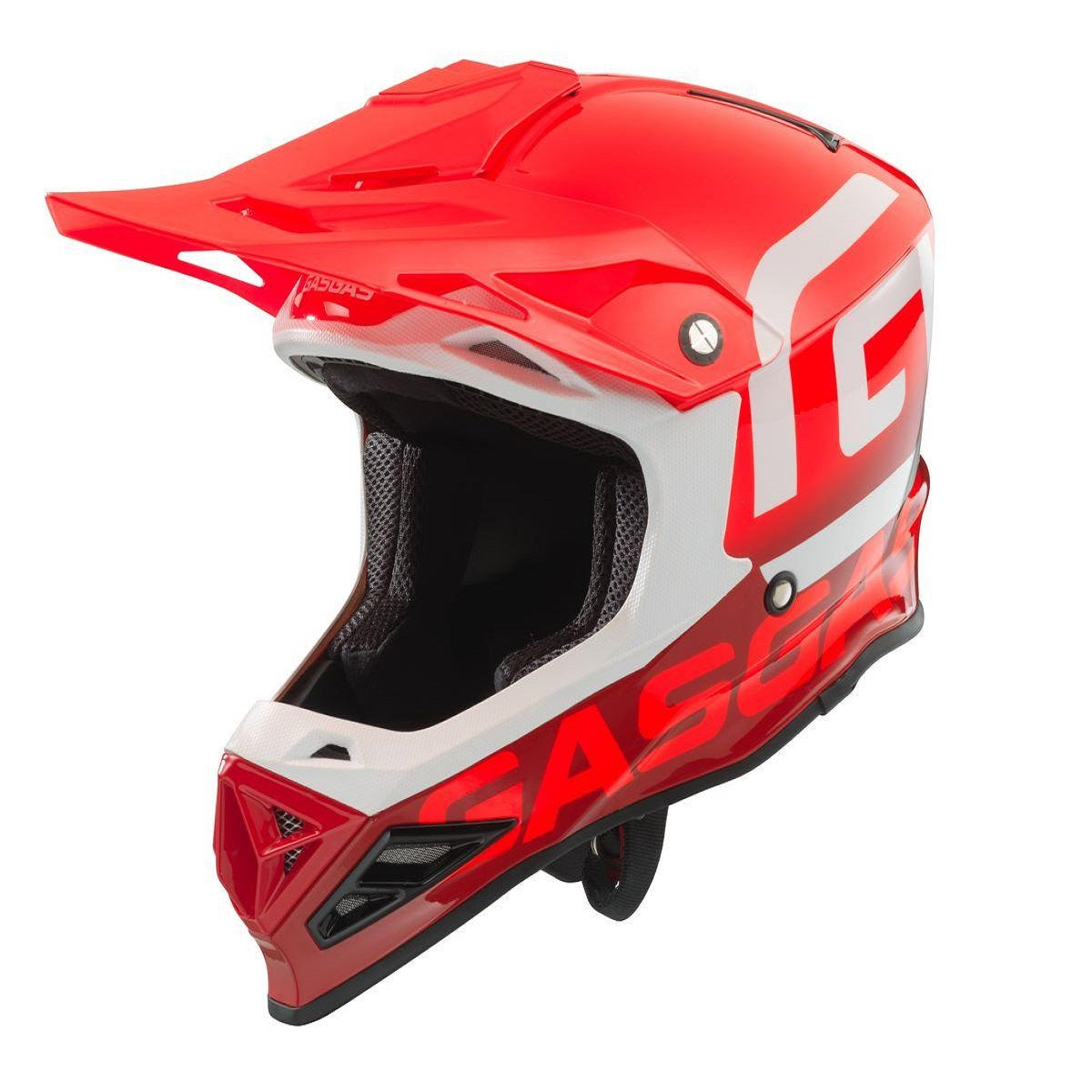 Casco GASGAS offroad niño: Máxima protección y comodidad en aventuras offroad. Ajuste perfecto, acolchado lavable, ligero y seguro.