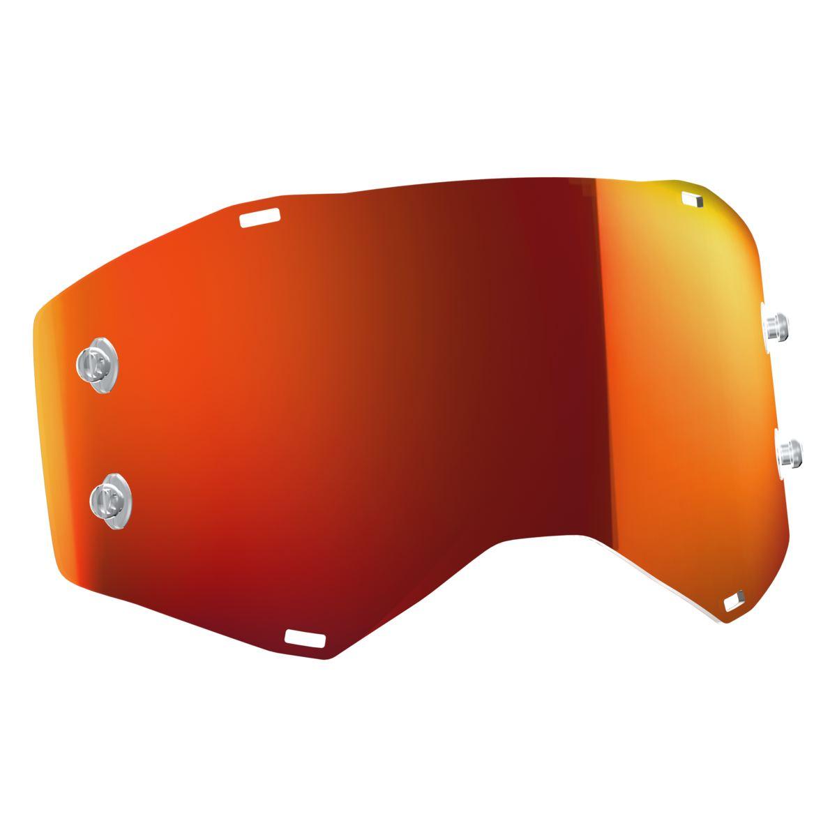 LENTES UNICOS CROMADOS NARANJA AFC WORKS