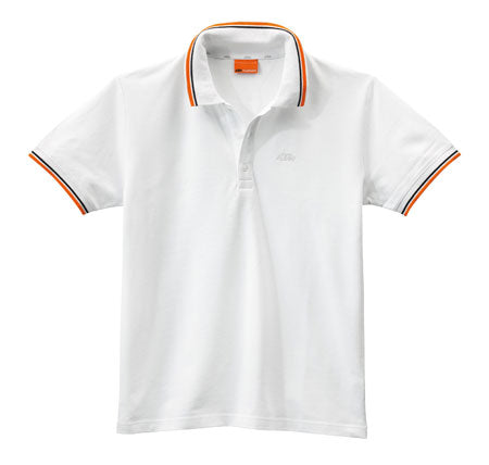 Polera KTM Polo Blanca