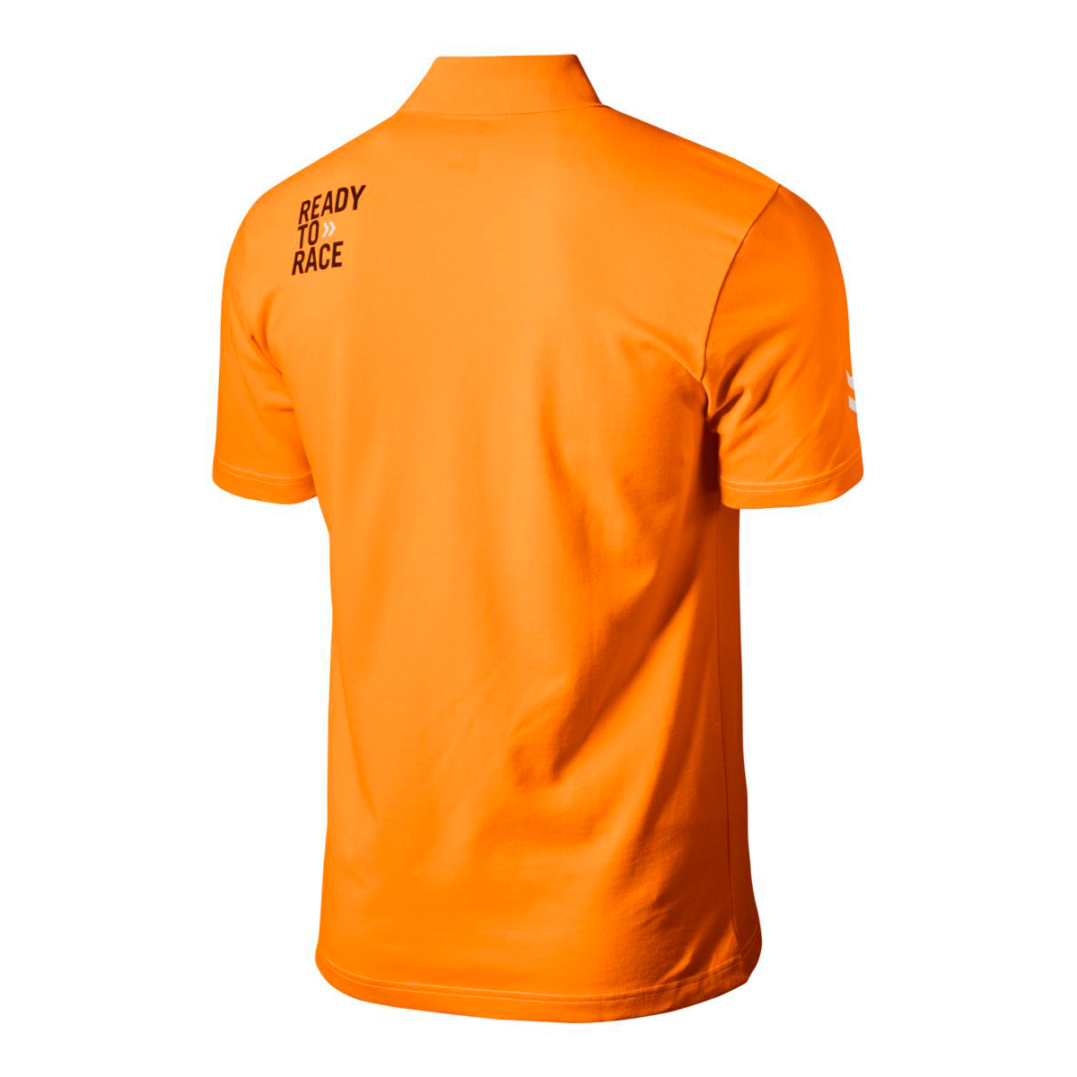 Polera polo de carrera naranja