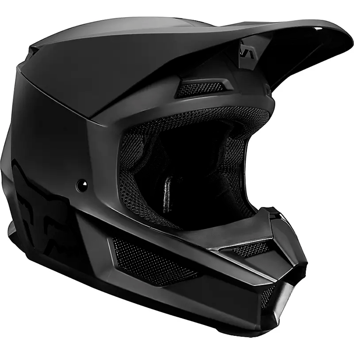 Casco FOX Niño V1 Matte Negro