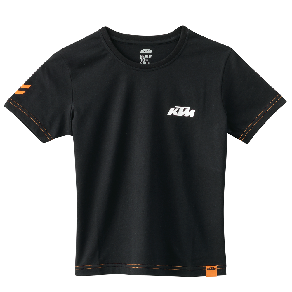 POLERA NIÑO RACING NEGRA