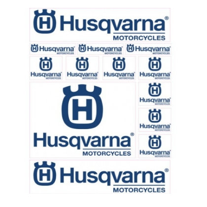 SET DE STICKERS HUSQVARNA 